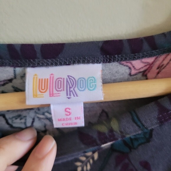 LulaRoe Women Floral Roses Dress Size Small - Picture 2 of 7